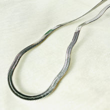Load image into Gallery viewer, Stainless Steel Herringbone Waterproof Necklace - Redeemed With Purpose