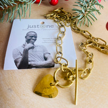 Load image into Gallery viewer, Kiungo Heart Necklace - Gold - Redeemed With Purpose