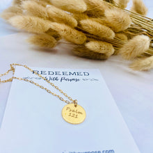 Load image into Gallery viewer, Psalm 121 Charm Necklace - Redeemed With Purpose