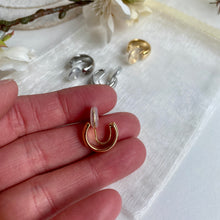 Load image into Gallery viewer, Gold Plated CLIP ON Hoops - Redeemed With Purpose