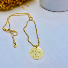 Load image into Gallery viewer, Greatest is Love Necklace - Redeemed With Purpose