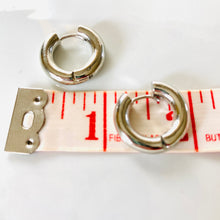 Load image into Gallery viewer, Thick Earring Hoop - Silver - Redeemed With Purpose