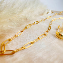Load image into Gallery viewer, Paperclip Gold-Plated Necklace - Redeemed With Purpose
