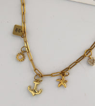 Load image into Gallery viewer, Coastal Charm Paperclip Necklace - Redeemed With Purpose