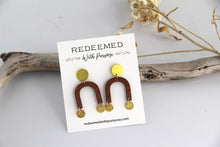 Load image into Gallery viewer, Wood Arch Earring - Redeemed With Purpose