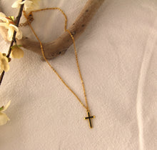 Load image into Gallery viewer, Gold Cross Necklace - Redeemed With Purpose