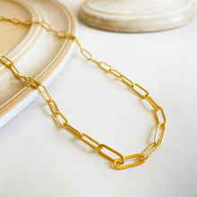 Load image into Gallery viewer, Paperclip Gold-Plated Necklace - Redeemed With Purpose
