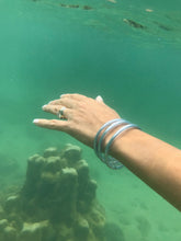 Load image into Gallery viewer, Silver Leaf Filled Thai Bangles - Redeemed With Purpose