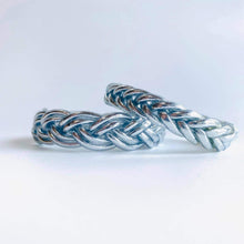 Load image into Gallery viewer, Kids Silver Braided Thai Bangles - Redeemed With Purpose