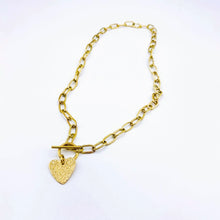 Load image into Gallery viewer, Kiungo Heart Necklace - Gold - Redeemed With Purpose