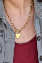 Load image into Gallery viewer, Kiungo Heart Necklace - Gold - Redeemed With Purpose
