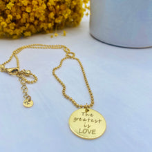 Load image into Gallery viewer, Greatest is Love Necklace - Redeemed With Purpose
