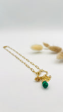 Load image into Gallery viewer, Green Charm Carabiner Necklace - Redeemed With Purpose
