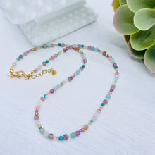 Load image into Gallery viewer, Pastel Gemstone Necklace - Redeemed With Purpose
