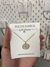 Load image into Gallery viewer, Enamel Cross Necklace - Redeemed With Purpose
