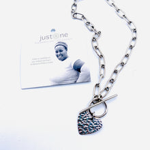 Load image into Gallery viewer, Kiungo Heart Necklace - Silver - Redeemed With Purpose
