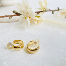 Load image into Gallery viewer, Gold Plated CLIP ON Hoops - Redeemed With Purpose
