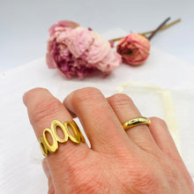 Load image into Gallery viewer, Gold Plated Wave Ring - Redeemed With Purpose
