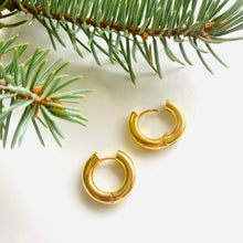 Load image into Gallery viewer, Thick Earring Hoop - Gold - Redeemed With Purpose
