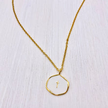 Load image into Gallery viewer, Enamel Cross Necklace - Redeemed With Purpose
