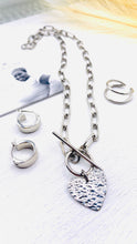Load image into Gallery viewer, Kiungo Heart Necklace - Silver - Redeemed With Purpose
