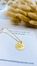 Load image into Gallery viewer, Psalm 121 Charm Necklace - Redeemed With Purpose
