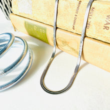Load image into Gallery viewer, Stainless Steel Herringbone Waterproof Necklace - Redeemed With Purpose
