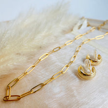 Load image into Gallery viewer, Paperclip Gold-Plated Necklace - Redeemed With Purpose

