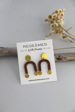 Load image into Gallery viewer, Wood Arch Earring - Redeemed With Purpose
