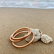 Load image into Gallery viewer, Matte Copper Dust Filled Thai Bangles - Redeemed With Purpose
