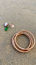 Load image into Gallery viewer, Matte Copper Dust Filled Thai Bangles - Redeemed With Purpose
