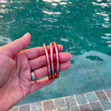 Load image into Gallery viewer, Rose Gold Leaf Filled Thai Bangles - Redeemed With Purpose
