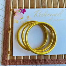Load image into Gallery viewer, Matte Gold Dust Thai Bangles image 1
