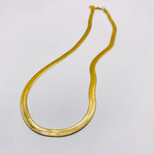Load image into Gallery viewer, Waterproof Gold Plated Herringbone Necklace - Redeemed With Purpose
