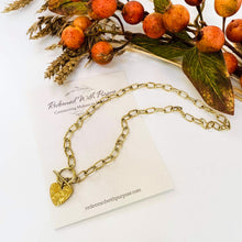 Load image into Gallery viewer, Kiungo Heart Necklace - Gold - Redeemed With Purpose
