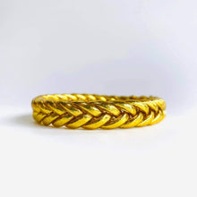 Load image into Gallery viewer, Gold Braided Thai Bangles (single) - Redeemed With Purpose
